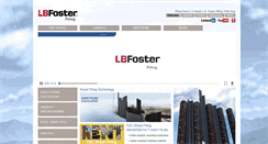 Desktop Screenshot of lbfoster-pilingproducts.com