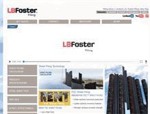 Tablet Screenshot of lbfoster-pilingproducts.com